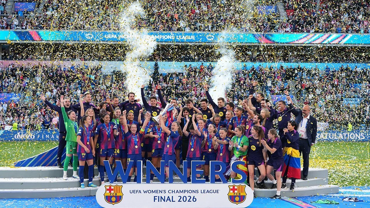 Quadruple! Barcelona Juara Liga Champions Wanita 2026, Hajar Lyon 4-0 di Final