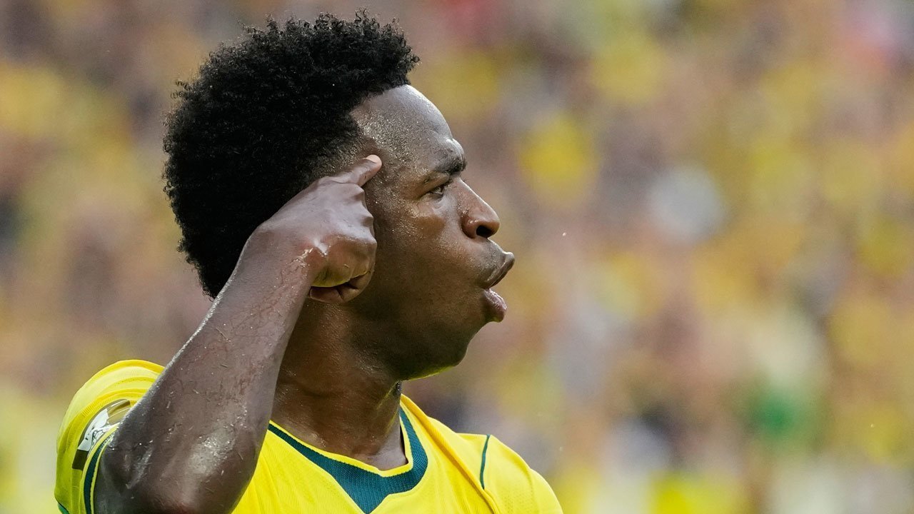 Man of the Match Skotlandia vs Brasil: Vinicius Junior